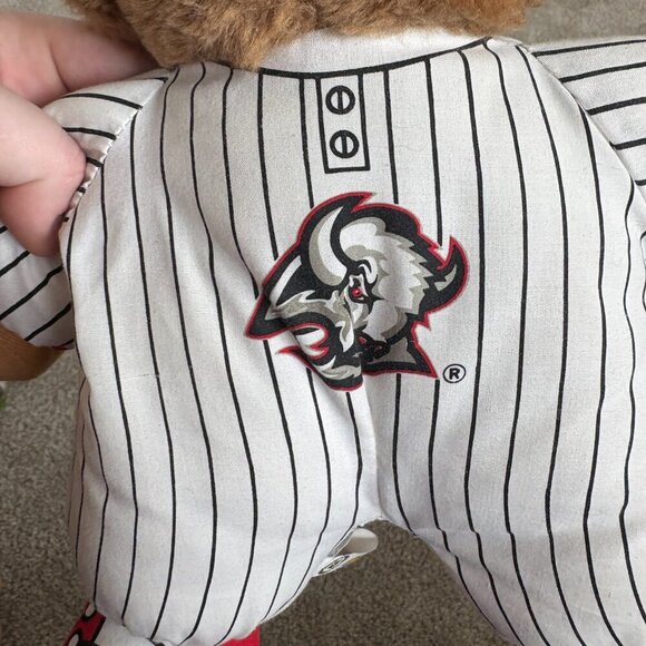 NHL Buffalo Sabres Teddy Bear ?Vintage Hockey Merch PJs - Picture 4 of 9